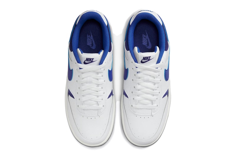 Nike Gamma Force Game Royal Sneaker Trainer Footwear Swoosh Blue White Leather Mesh Suede New Silhouette
