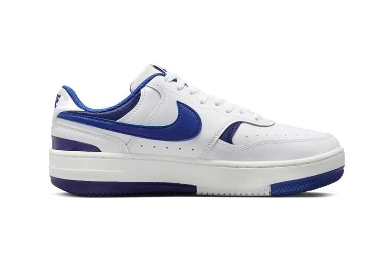 Nike Gamma Force Game Royal Sneaker Trainer Footwear Swoosh Blue White Leather Mesh Suede New Silhouette