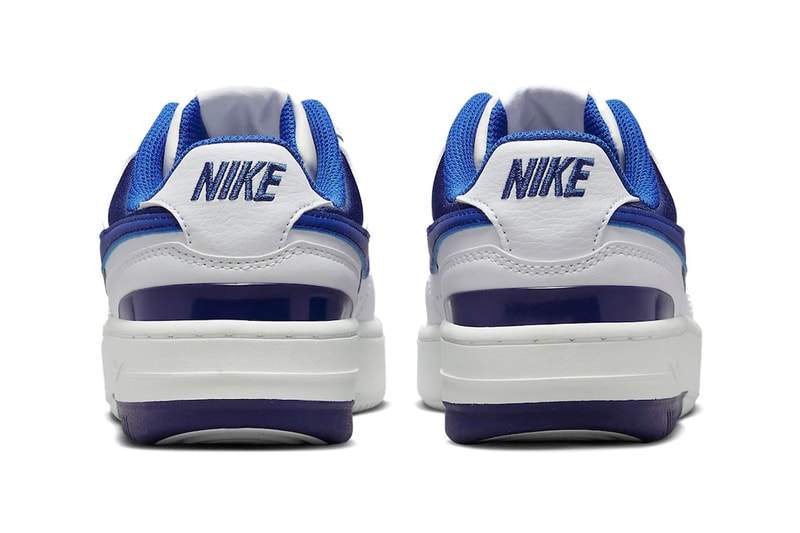 Nike Gamma Force Game Royal Sneaker Trainer Footwear Swoosh Blue White Leather Mesh Suede New Silhouette
