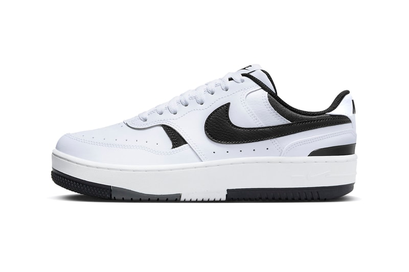 Nike Gamma Force Sneaker Shoes Trainers White Black Swoosh Fashion Leather Suede Mesh 