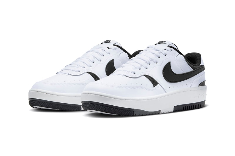 Nike Gamma Force Sneaker Shoes Trainers White Black Swoosh Fashion Leather Suede Mesh 