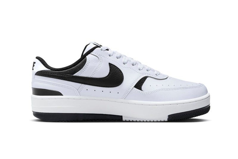 Nike Gamma Force Sneaker Shoes Trainers White Black Swoosh Fashion Leather Suede Mesh 