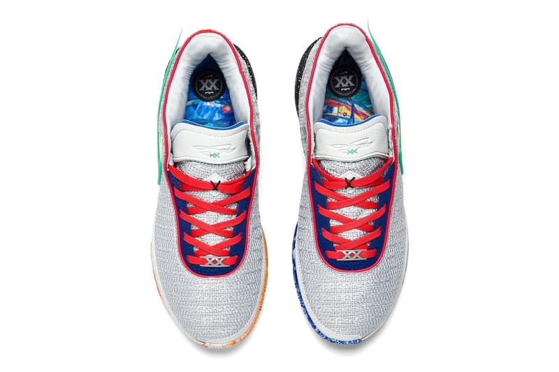 Nike LeBron 20 "Nike Lifer" Has an Official Release Date Light Silver/Hyper Royal-Lemon Chiffon-Safety Orange los angeles lakers king james nba basketball xx DJ5423-002 march