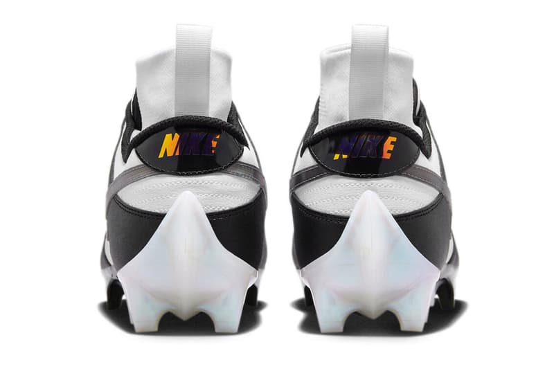 Nike Vapor Edge Dunk Brings the "Panda" Colorway to the Gridiron release info black white black field football soccer boots cleats