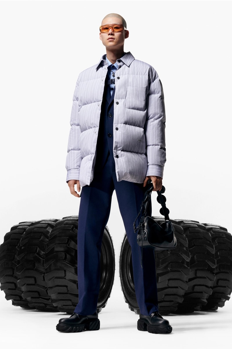 Off-White™ Pre-Fall 2023 is Sleek and Refined ib kamara milan fashion week menswear suits black lunar shipping monochrome wardrobe virgil abloh legacy tailoring