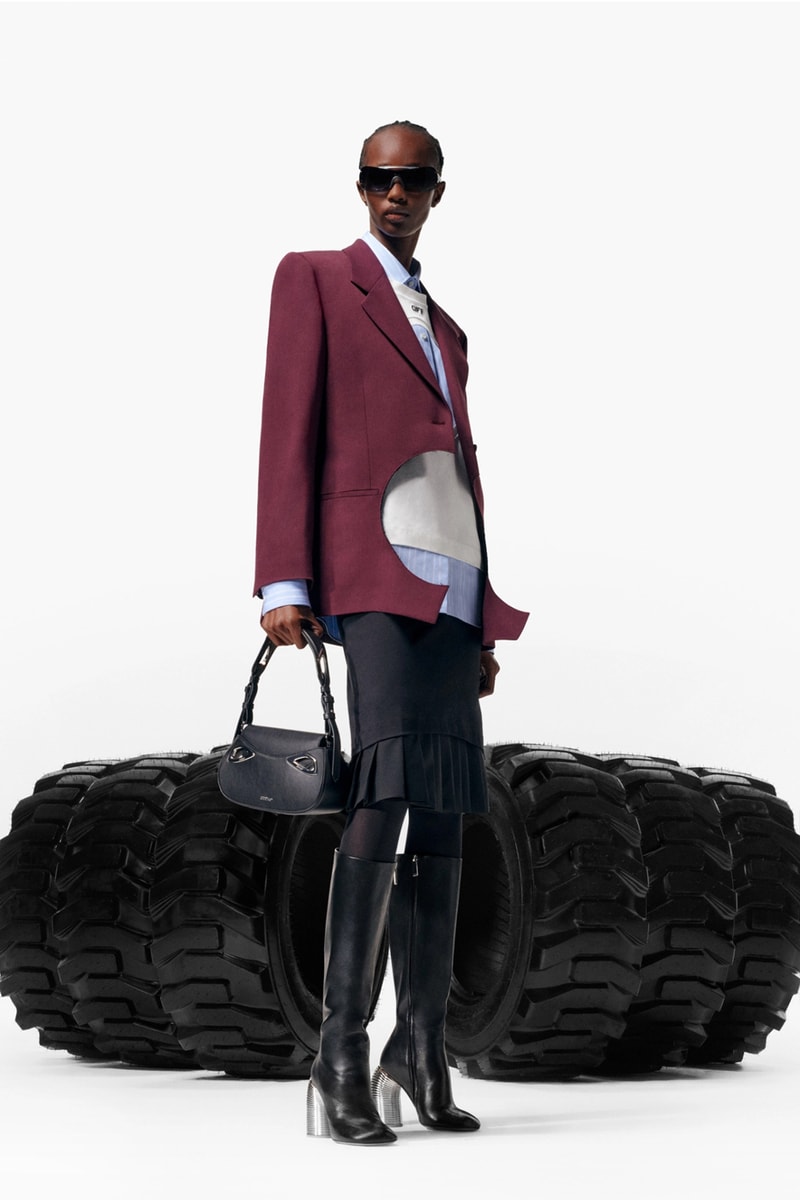Off-White™ Pre-Fall 2023 is Sleek and Refined ib kamara milan fashion week menswear suits black lunar shipping monochrome wardrobe virgil abloh legacy tailoring