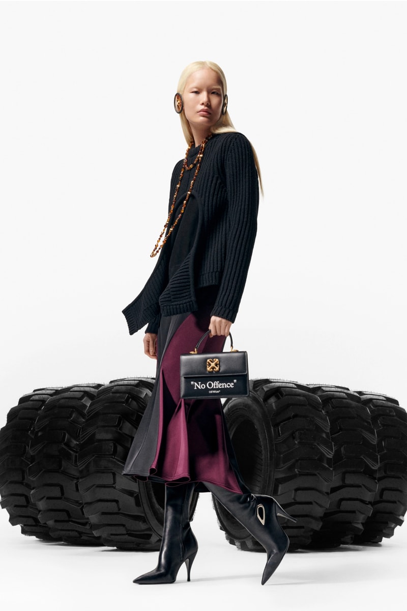 Off-White™ Pre-Fall 2023 is Sleek and Refined ib kamara milan fashion week menswear suits black lunar shipping monochrome wardrobe virgil abloh legacy tailoring