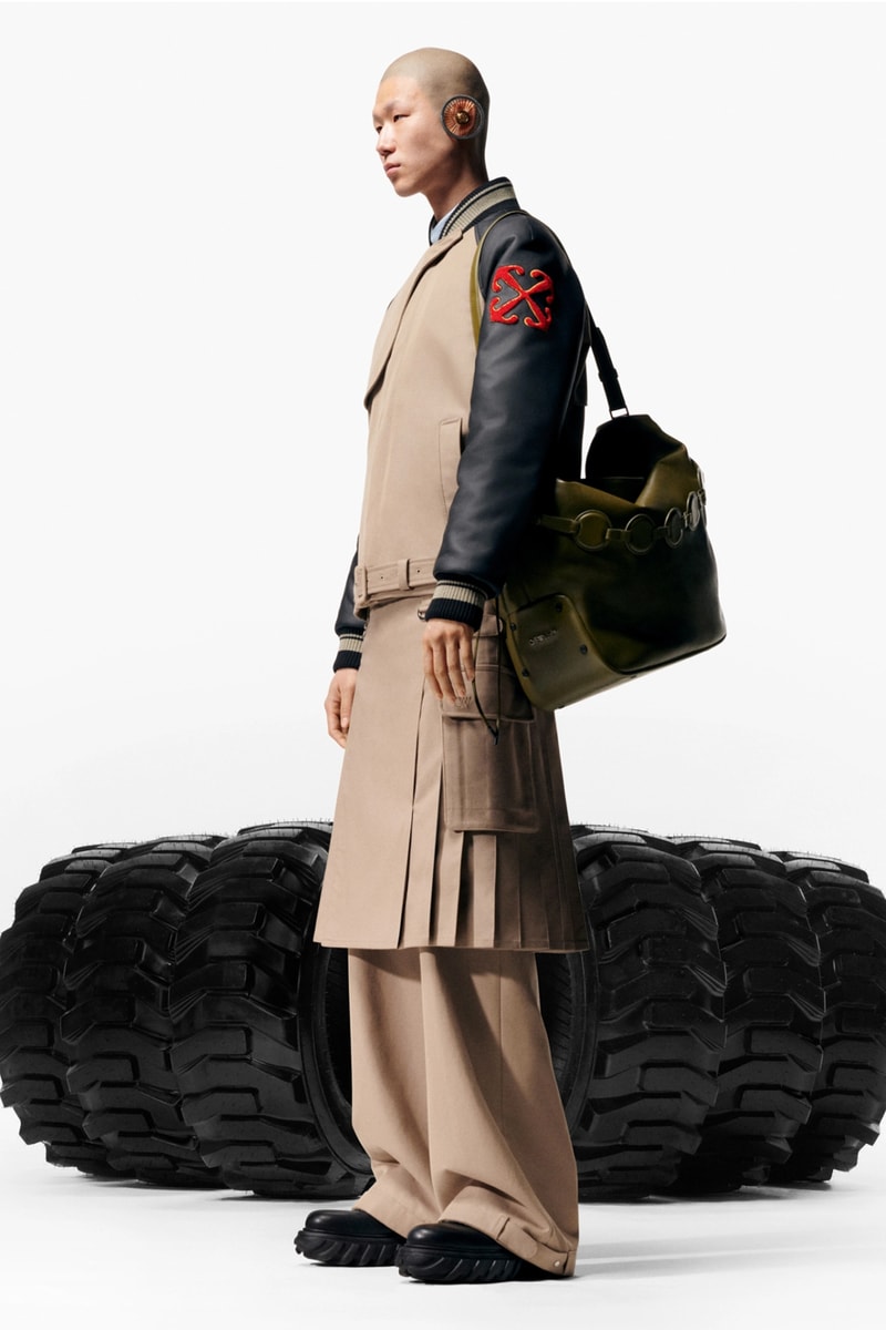 Off-White™ Pre-Fall 2023 is Sleek and Refined ib kamara milan fashion week menswear suits black lunar shipping monochrome wardrobe virgil abloh legacy tailoring