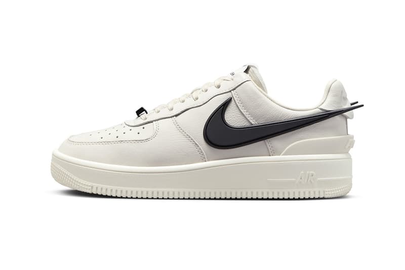 AMBUSH Nike Air Force 1 phantom black tailpipe swoosh release info date price