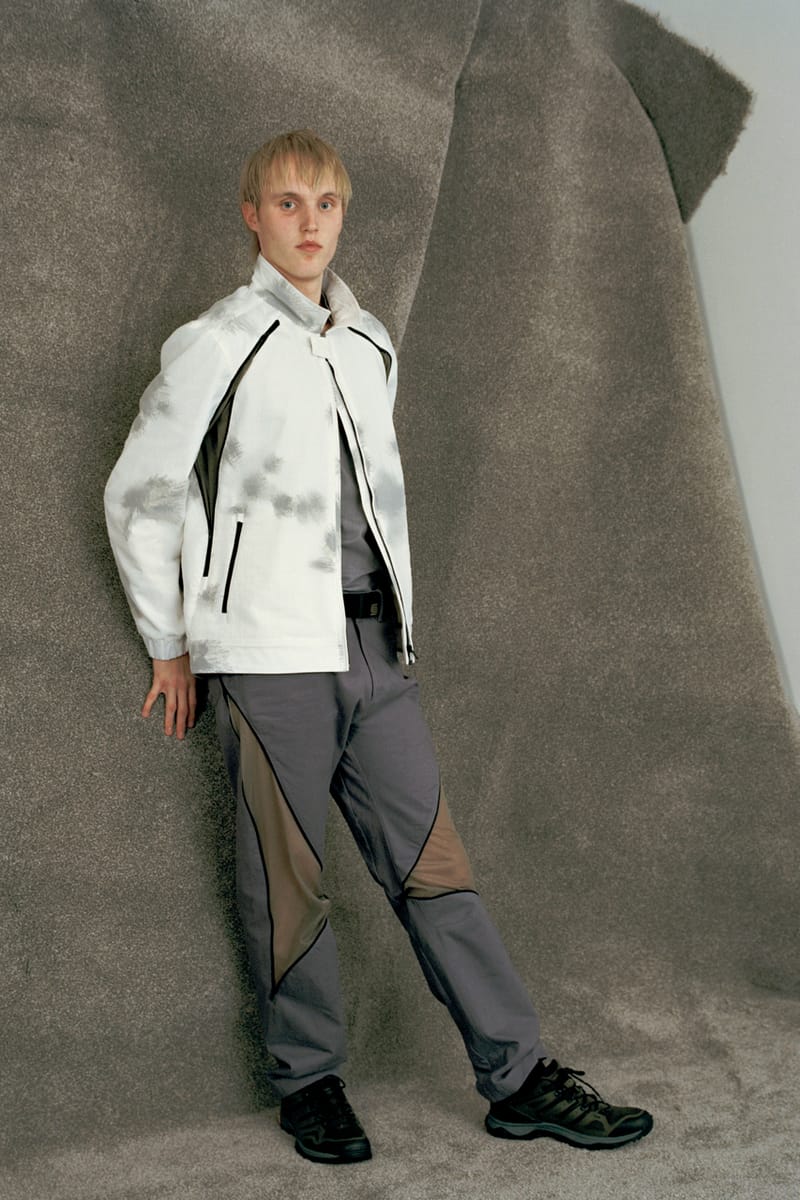 Olly Shinder graphic-print jacket - Grey