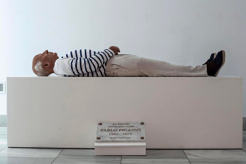 Sculpture of Picasso’s Corpse Steals the Show at Madrid’s ARCO Fair