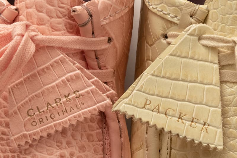 Packer Clarks Wallabee “Croc” Release Information collaboration retailer sneaker footwear boot hype