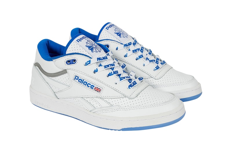 Palace Spring 2023 Collection Week 4 Drop Reebok Club C II Mid Revenge Collaboration Release Info Date Buy Price Club C II Mid Revenge classic white blue tan black neon yellow 