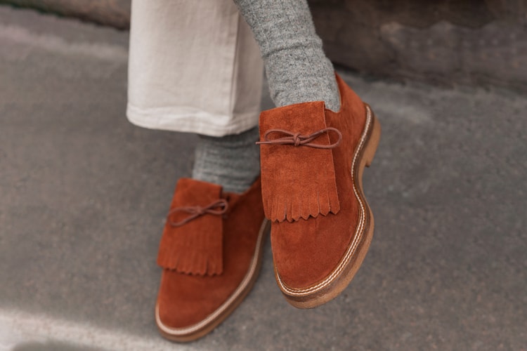 Percival and Jacques Solovière Step Into 2023 With the Ray Crepe Sole Derby