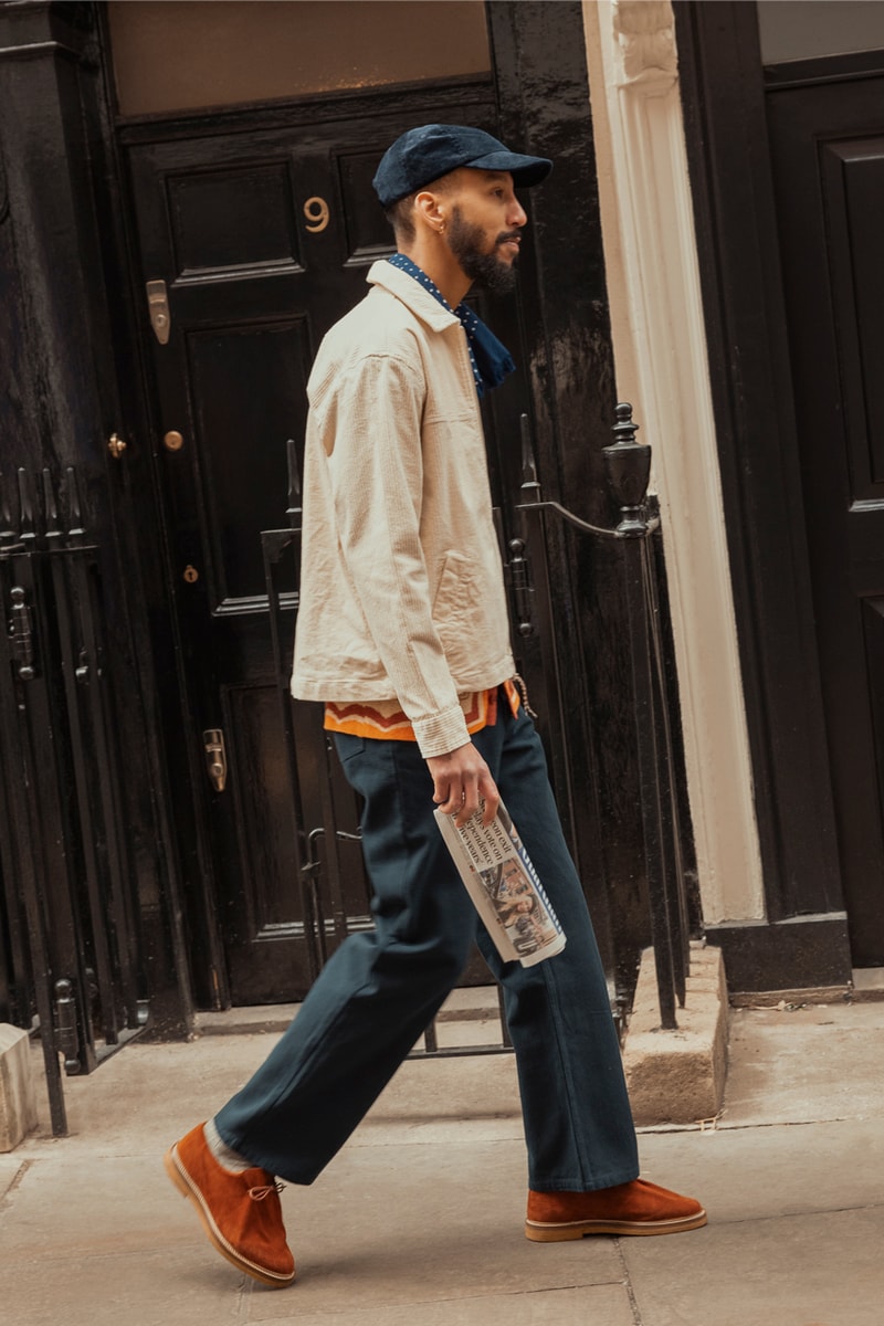Jacques Solovière Percival Footwear Collaboration UK Fashion Style Leather Suede Brown Ray Crepe Sole Derby 