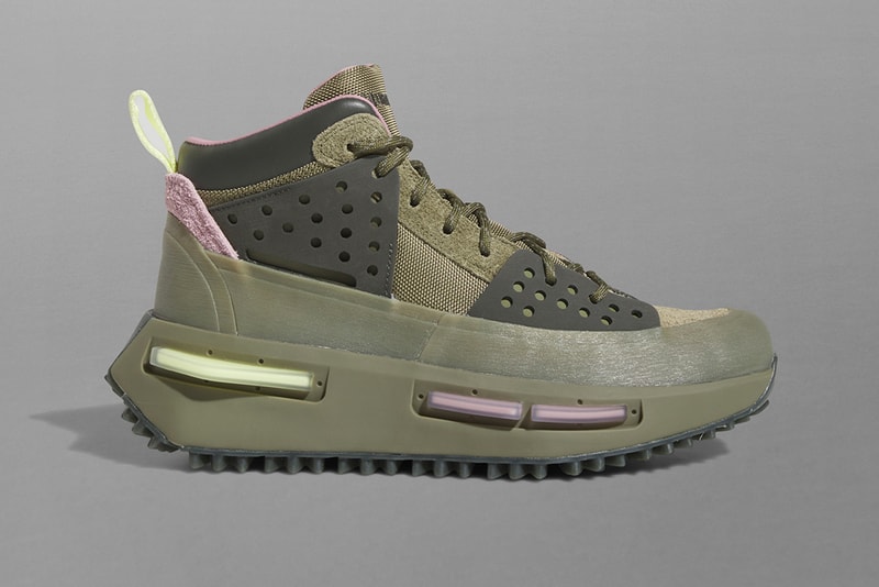 Pharrell Williams adidas Hu NMD S1 RYAT Focus Olive IE4686 Info Release Date store list buying guide photos price
