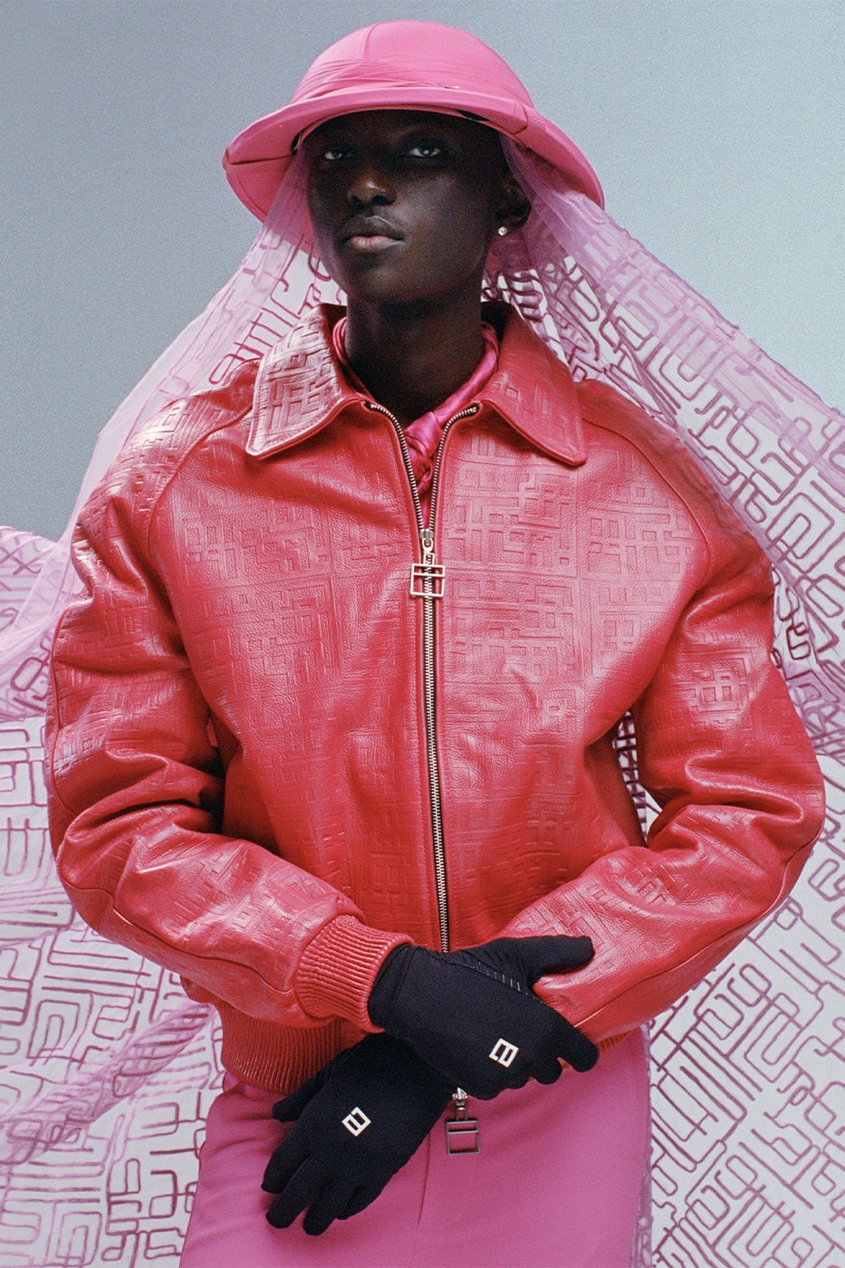 Pièces Uniques FW23 Imagines a Utilitarian Future collection lookbook suits puffer jackets vests tracksuits