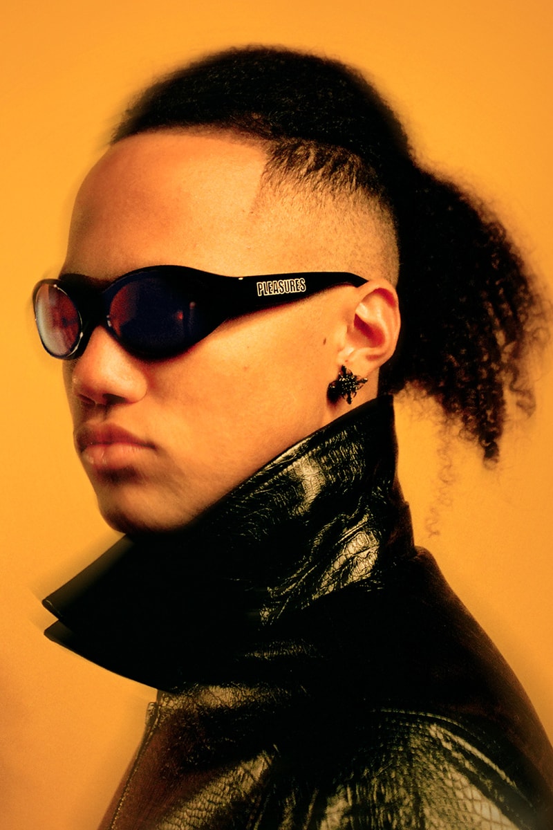 pleasures akila reflex sunglasses black clear collaboration release info date store list buying guide photos price