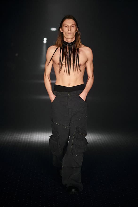 P.L.N Fall Winter 2023 Copenhagen Fashion Week collection menswear womenswear goth Circulose collaboration runway show Denmark