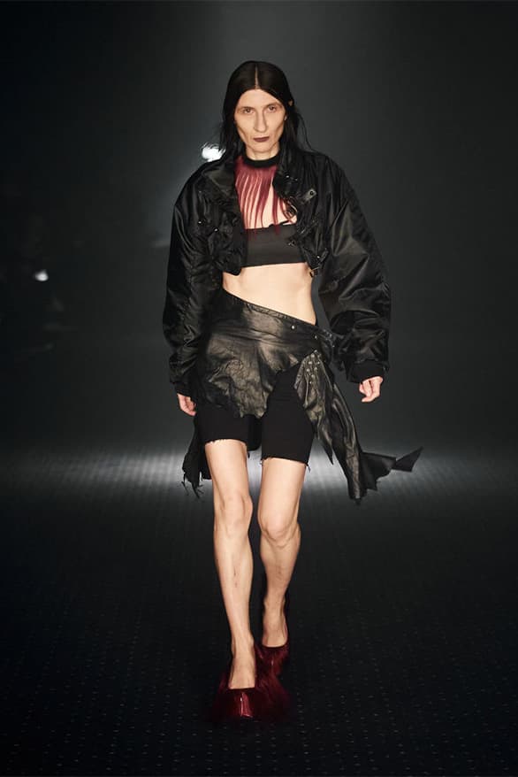 P.L.N Fall Winter 2023 Copenhagen Fashion Week collection menswear womenswear goth Circulose collaboration runway show Denmark