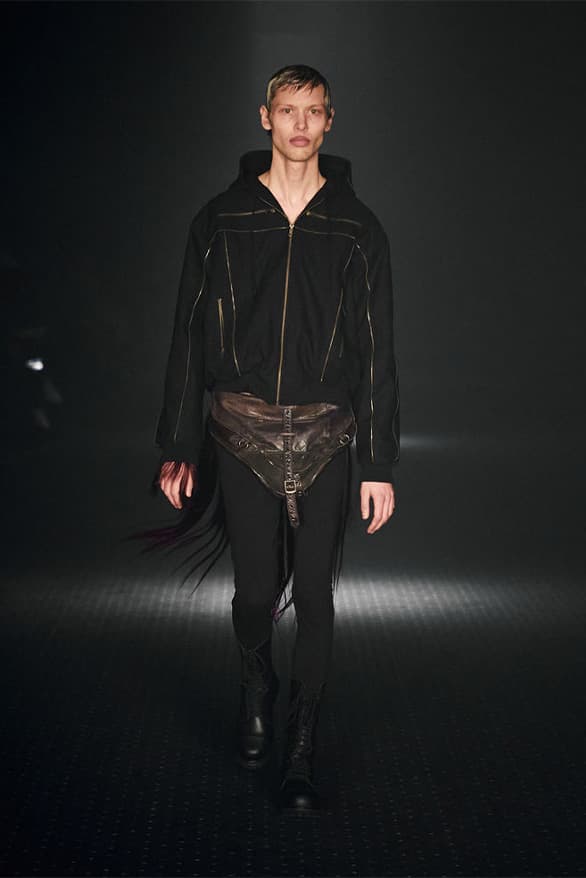 P.L.N Fall Winter 2023 Copenhagen Fashion Week collection menswear womenswear goth Circulose collaboration runway show Denmark