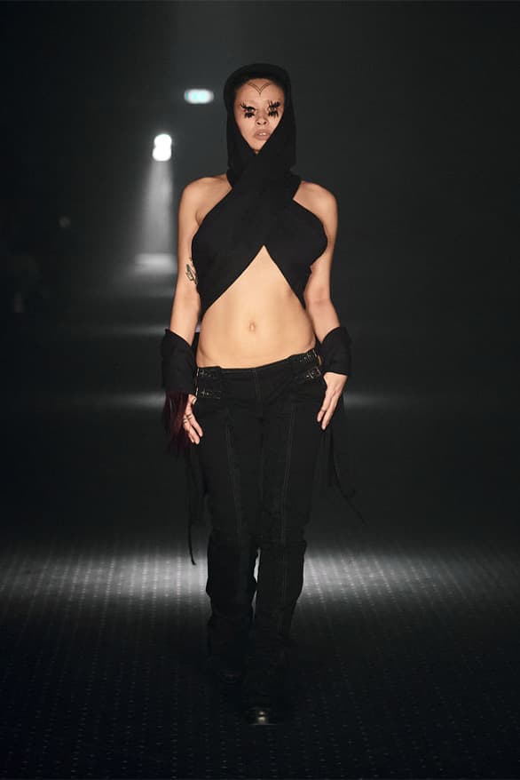 P.L.N Fall Winter 2023 Copenhagen Fashion Week collection menswear womenswear goth Circulose collaboration runway show Denmark