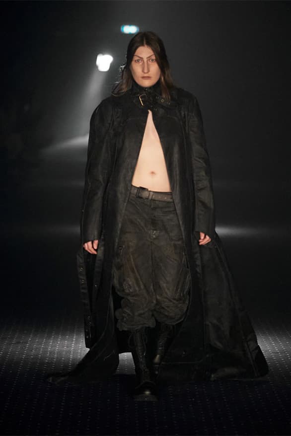 P.L.N Fall Winter 2023 Copenhagen Fashion Week collection menswear womenswear goth Circulose collaboration runway show Denmark