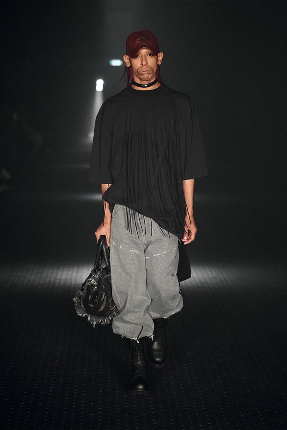 P.L.N Fall Winter 2023 Copenhagen Fashion Week collection menswear womenswear goth Circulose collaboration runway show Denmark