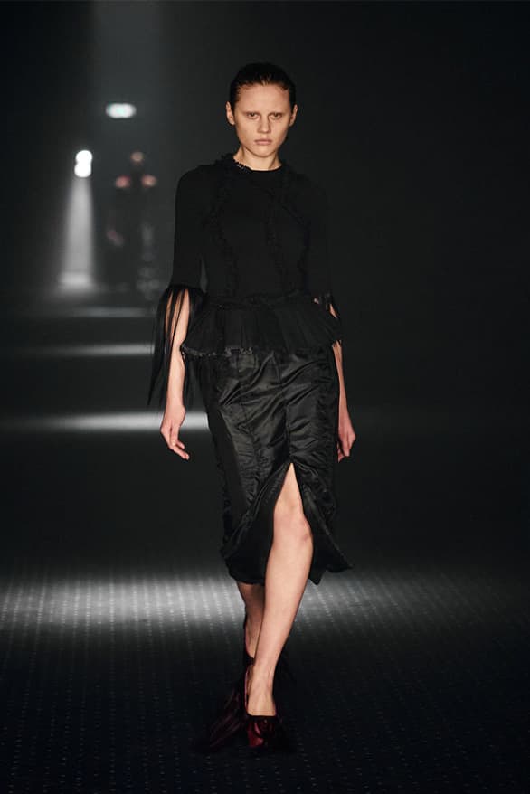 P.L.N Fall Winter 2023 Copenhagen Fashion Week collection menswear womenswear goth Circulose collaboration runway show Denmark