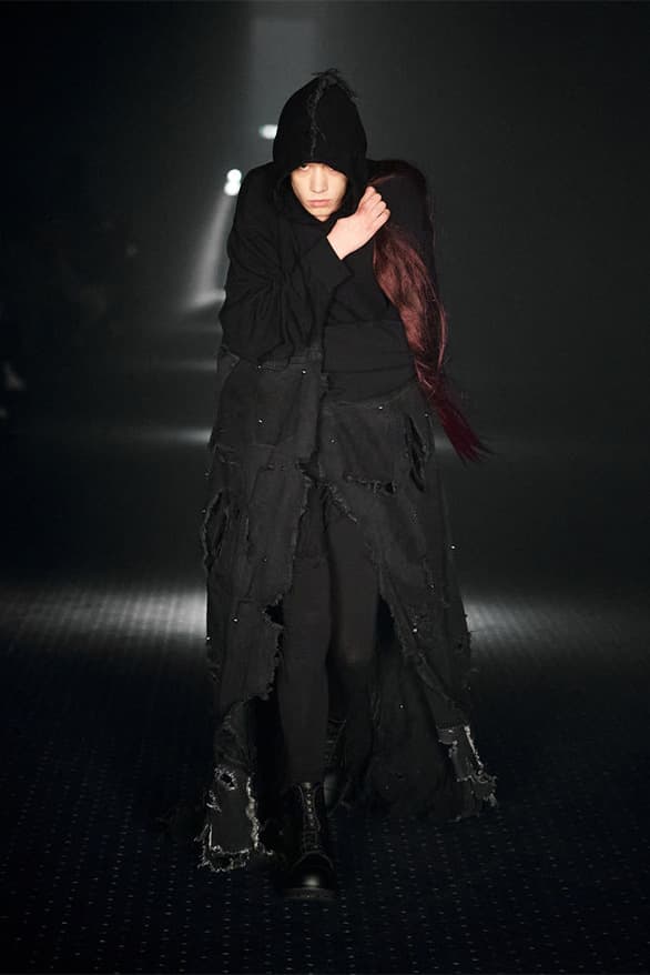 P.L.N Fall Winter 2023 Copenhagen Fashion Week collection menswear womenswear goth Circulose collaboration runway show Denmark