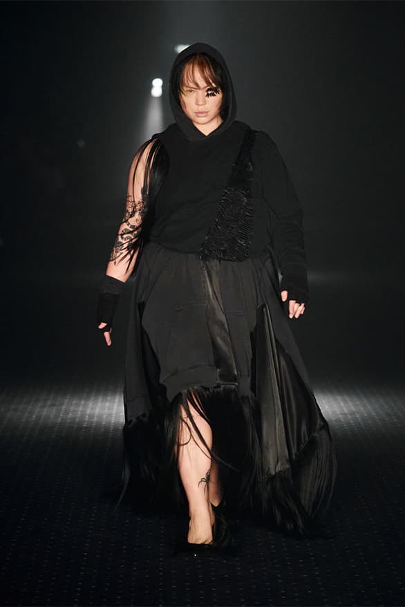 P.L.N Fall Winter 2023 Copenhagen Fashion Week collection menswear womenswear goth Circulose collaboration runway show Denmark