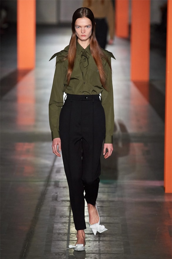 Prada Fall 2023 Milan Fashion Week Review: Formal Meets Uniform Dressing