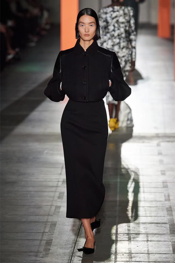 Prada Fall Winter 2023 Milan Fashion Week mfw Raf Simons miucci Prada menswear womenswear fashion orchestra Gigi Hadid Kendall Jenner 