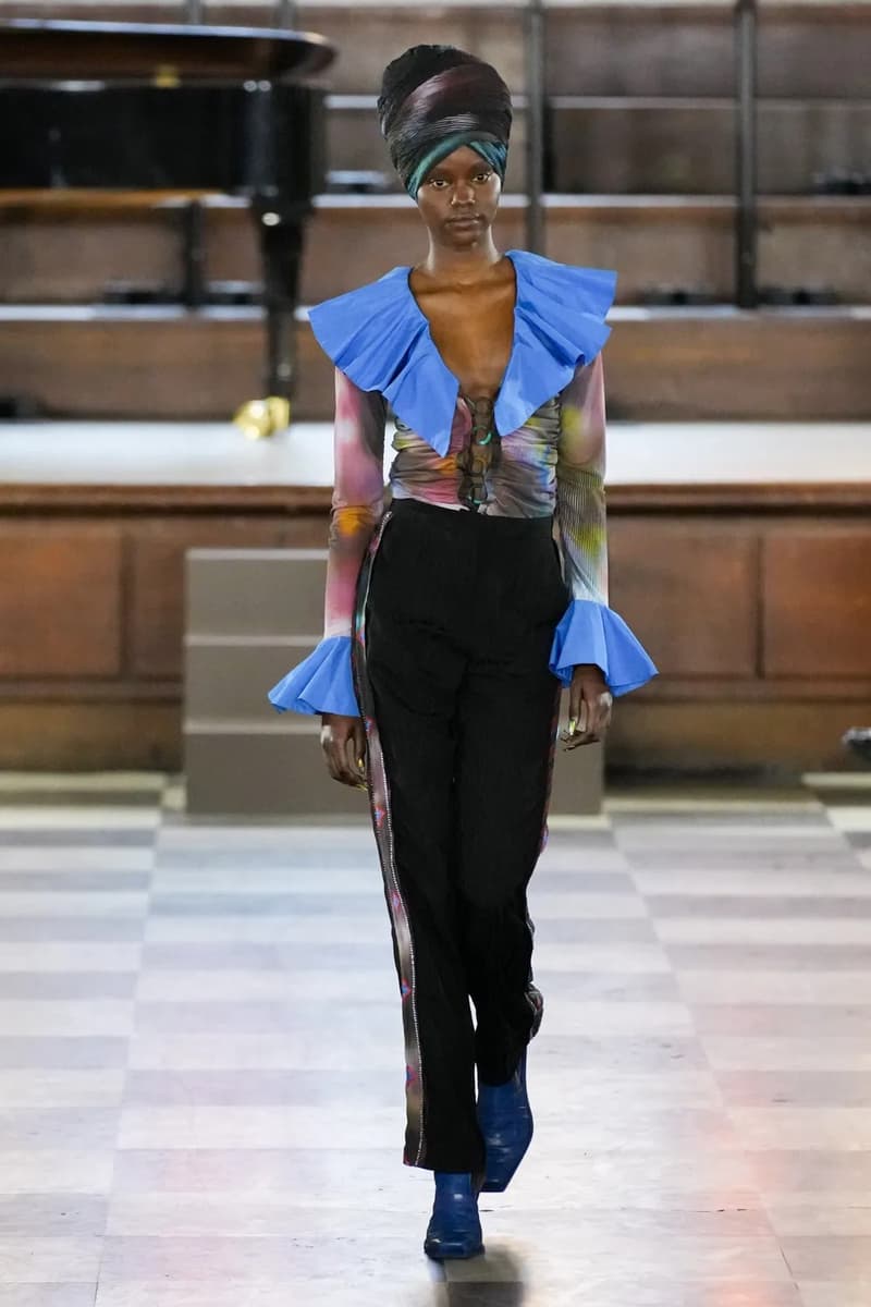 AHLUWALIA Fall Winter 2023 Runway Priya Ahluwalia FW23 London Fashion Week Looks Collections 