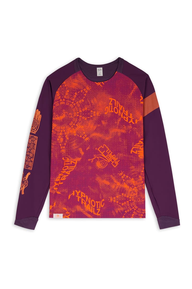 Rapha brain dead mountain bike collaboration tees jackets caps accessories orange purple release info date price