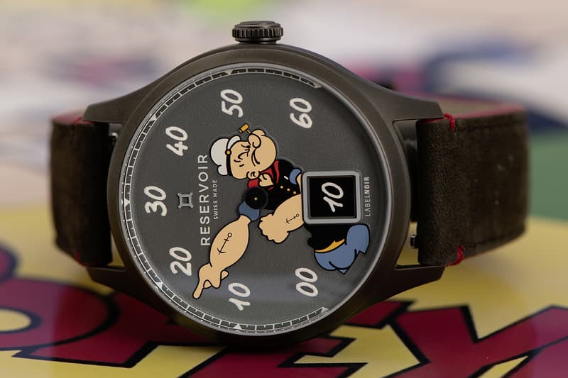 Reservoir x LabelNoir x Popeye Watch Collab Release Info