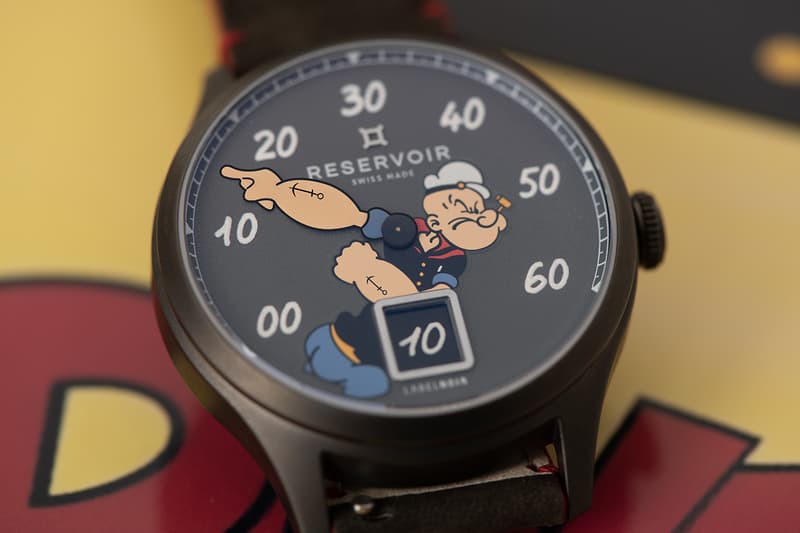 Reservoir x LabelNoir x Popeye Watch Collab Release Info