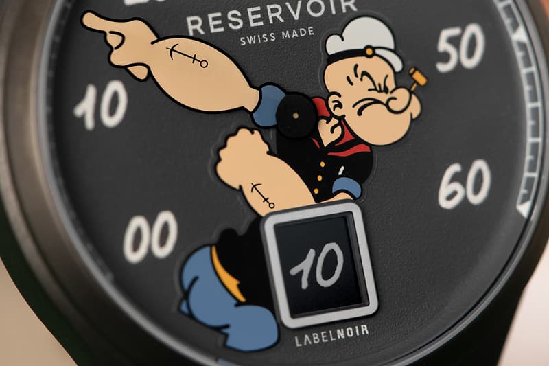 Reservoir x LabelNoir x Popeye Watch Collab Release Info