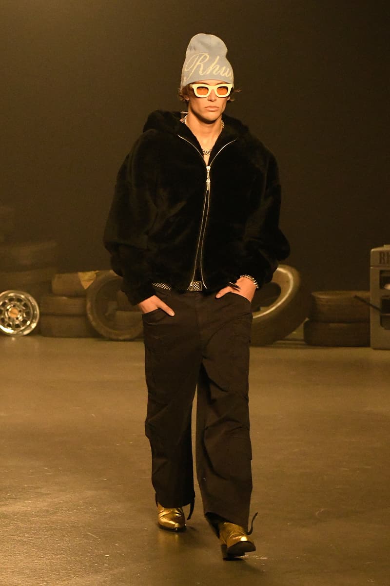 RHUDE FW23 Is a Visual Representation of the Awakening That Fueled Rhuigi Villaseñor's Fire gas station lamborghini los angeles filipino phillippines menswear collection fall winter 2023 milan fashion week bally 