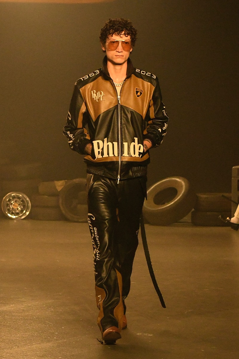 RHUDE FW23 Is a Visual Representation of the Awakening That Fueled Rhuigi Villaseñor's Fire gas station lamborghini los angeles filipino phillippines menswear collection fall winter 2023 milan fashion week bally 