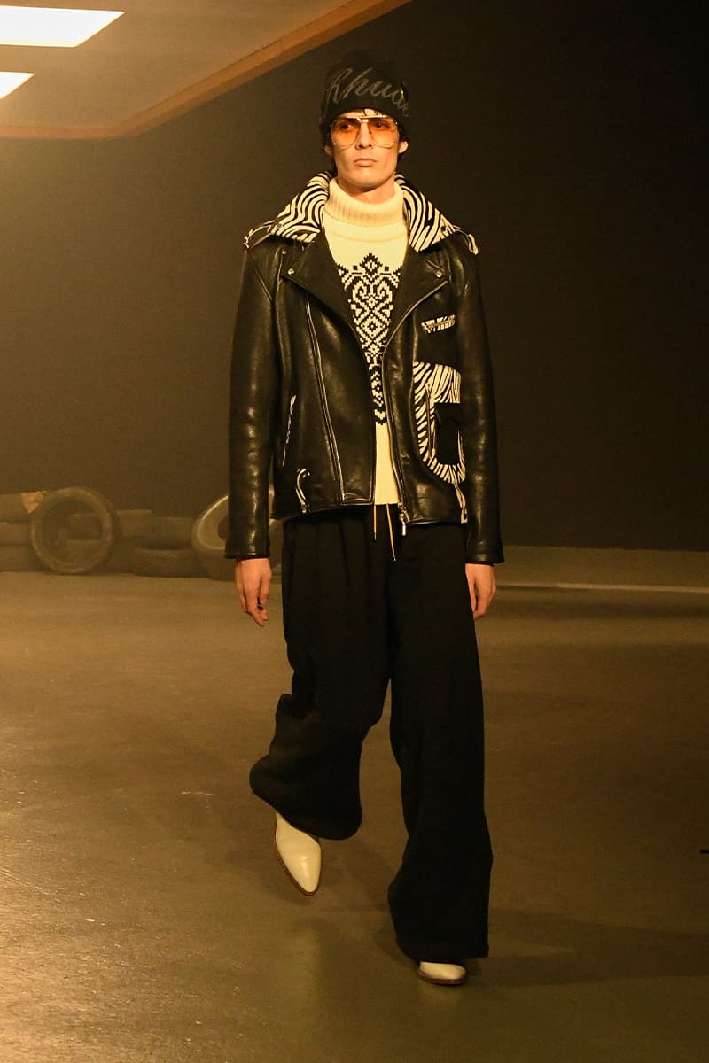 RHUDE FW23 Is a Visual Representation of the Awakening That Fueled Rhuigi Villaseñor's Fire gas station lamborghini los angeles filipino phillippines menswear collection fall winter 2023 milan fashion week bally 