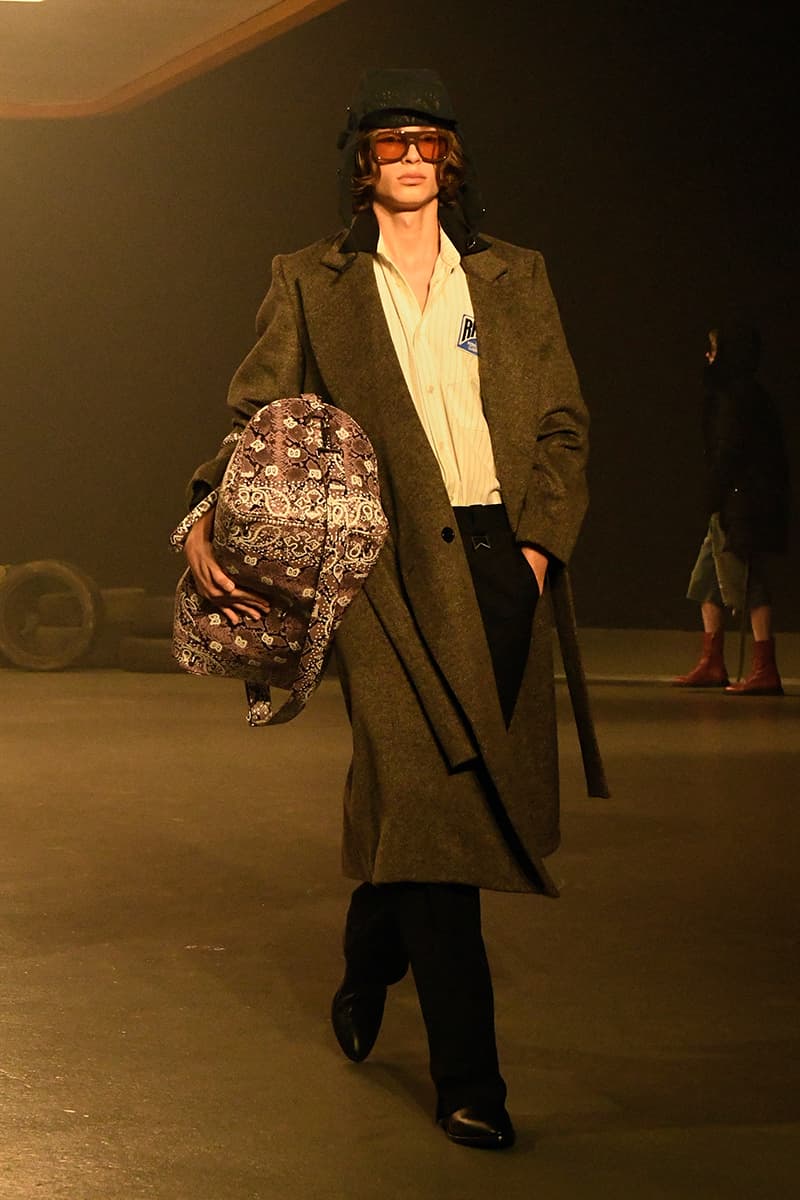 RHUDE FW23 Is a Visual Representation of the Awakening That Fueled Rhuigi Villaseñor's Fire gas station lamborghini los angeles filipino phillippines menswear collection fall winter 2023 milan fashion week bally 