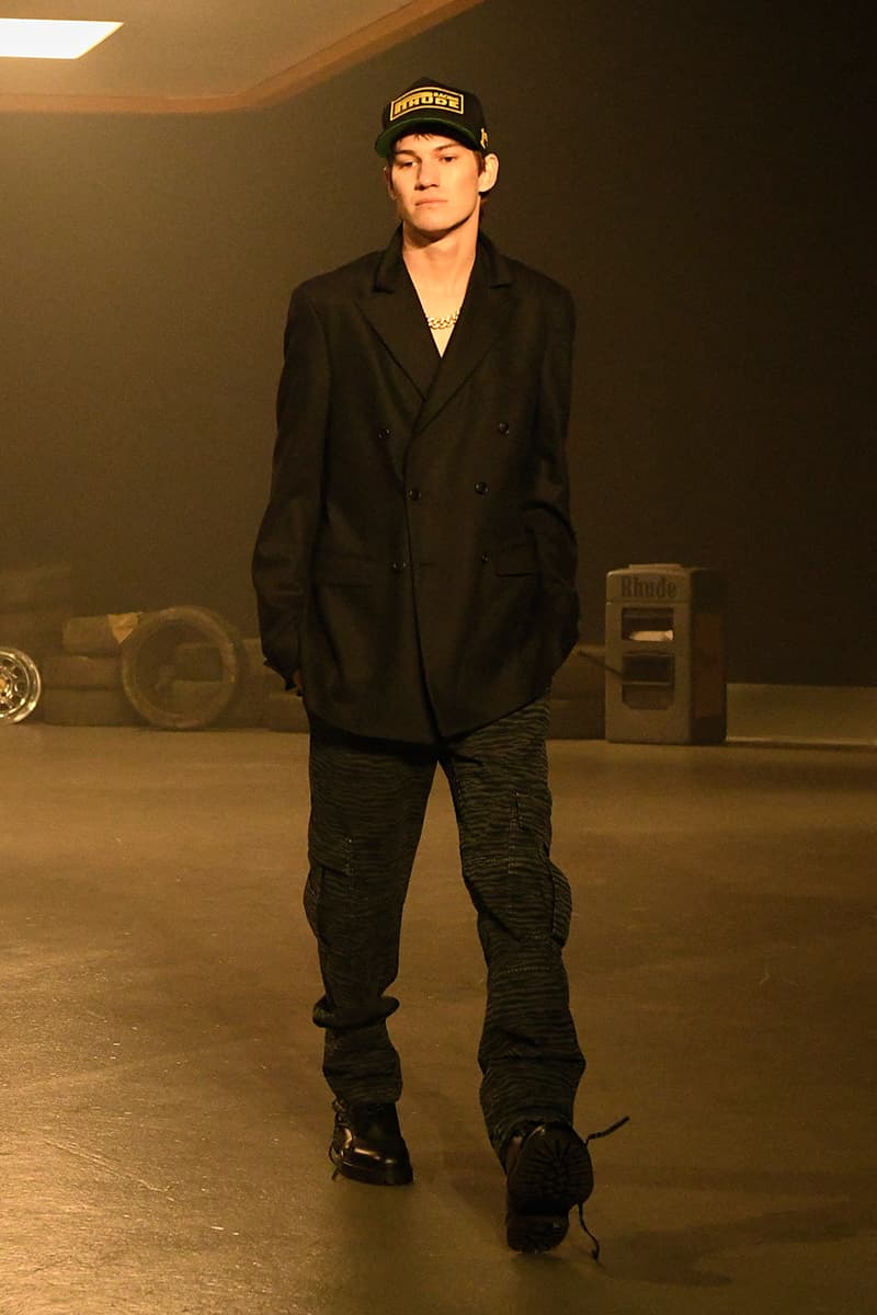 RHUDE FW23 Is a Visual Representation of the Awakening That Fueled Rhuigi Villaseñor's Fire gas station lamborghini los angeles filipino phillippines menswear collection fall winter 2023 milan fashion week bally 