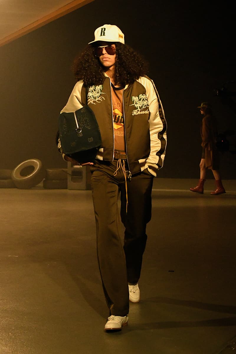 RHUDE FW23 Is a Visual Representation of the Awakening That Fueled Rhuigi Villaseñor's Fire gas station lamborghini los angeles filipino phillippines menswear collection fall winter 2023 milan fashion week bally 