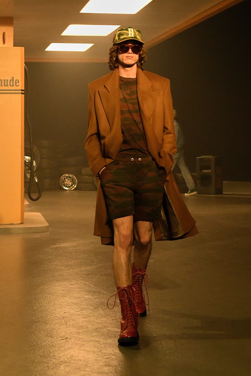 RHUDE FW23 Is a Visual Representation of the Awakening That Fueled Rhuigi Villaseñor's Fire gas station lamborghini los angeles filipino phillippines menswear collection fall winter 2023 milan fashion week bally 