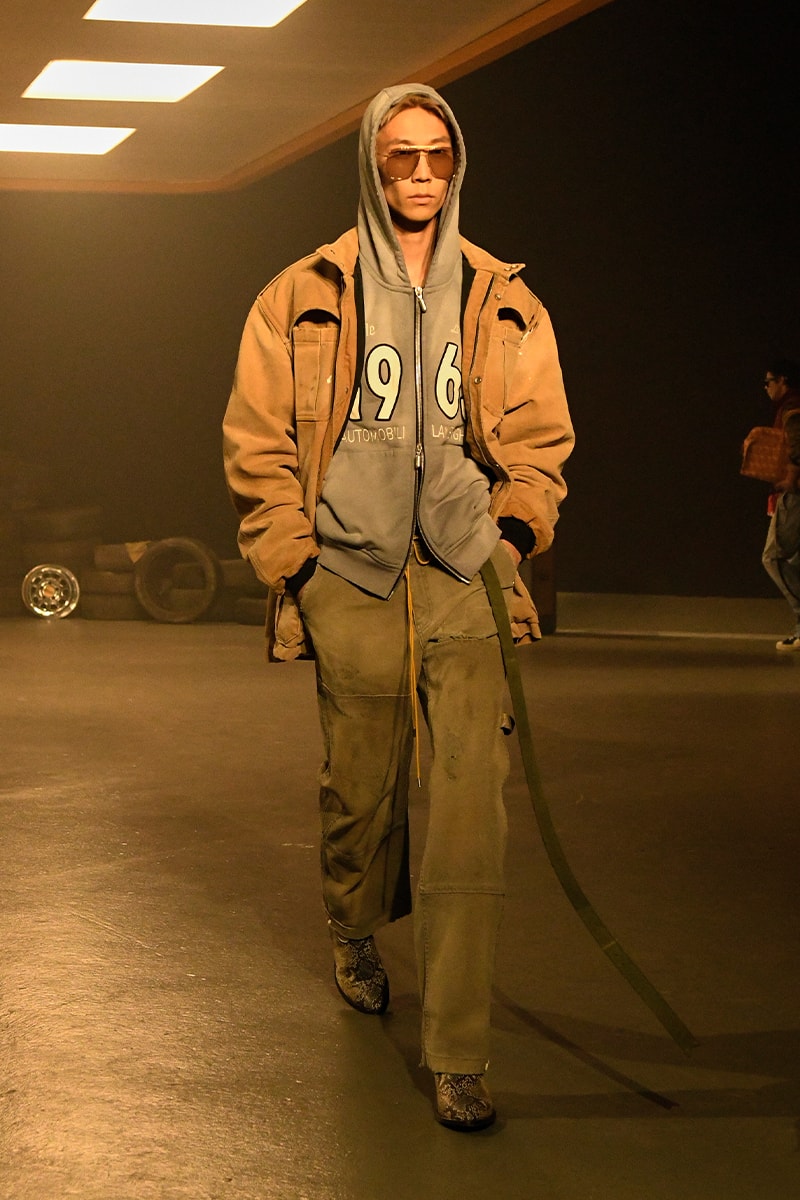 RHUDE FW23 Is a Visual Representation of the Awakening That Fueled Rhuigi Villaseñor's Fire gas station lamborghini los angeles filipino phillippines menswear collection fall winter 2023 milan fashion week bally 