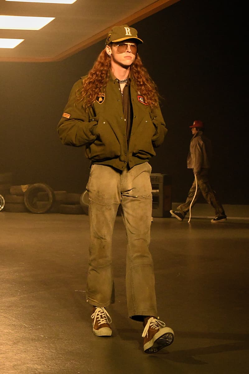 RHUDE FW23 Is a Visual Representation of the Awakening That Fueled Rhuigi Villaseñor's Fire gas station lamborghini los angeles filipino phillippines menswear collection fall winter 2023 milan fashion week bally 