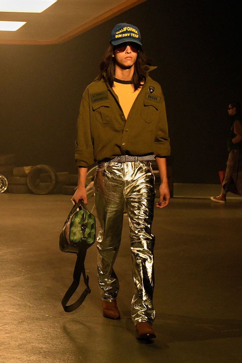 RHUDE FW23 Is a Visual Representation of the Awakening That Fueled Rhuigi Villaseñor's Fire gas station lamborghini los angeles filipino phillippines menswear collection fall winter 2023 milan fashion week bally 