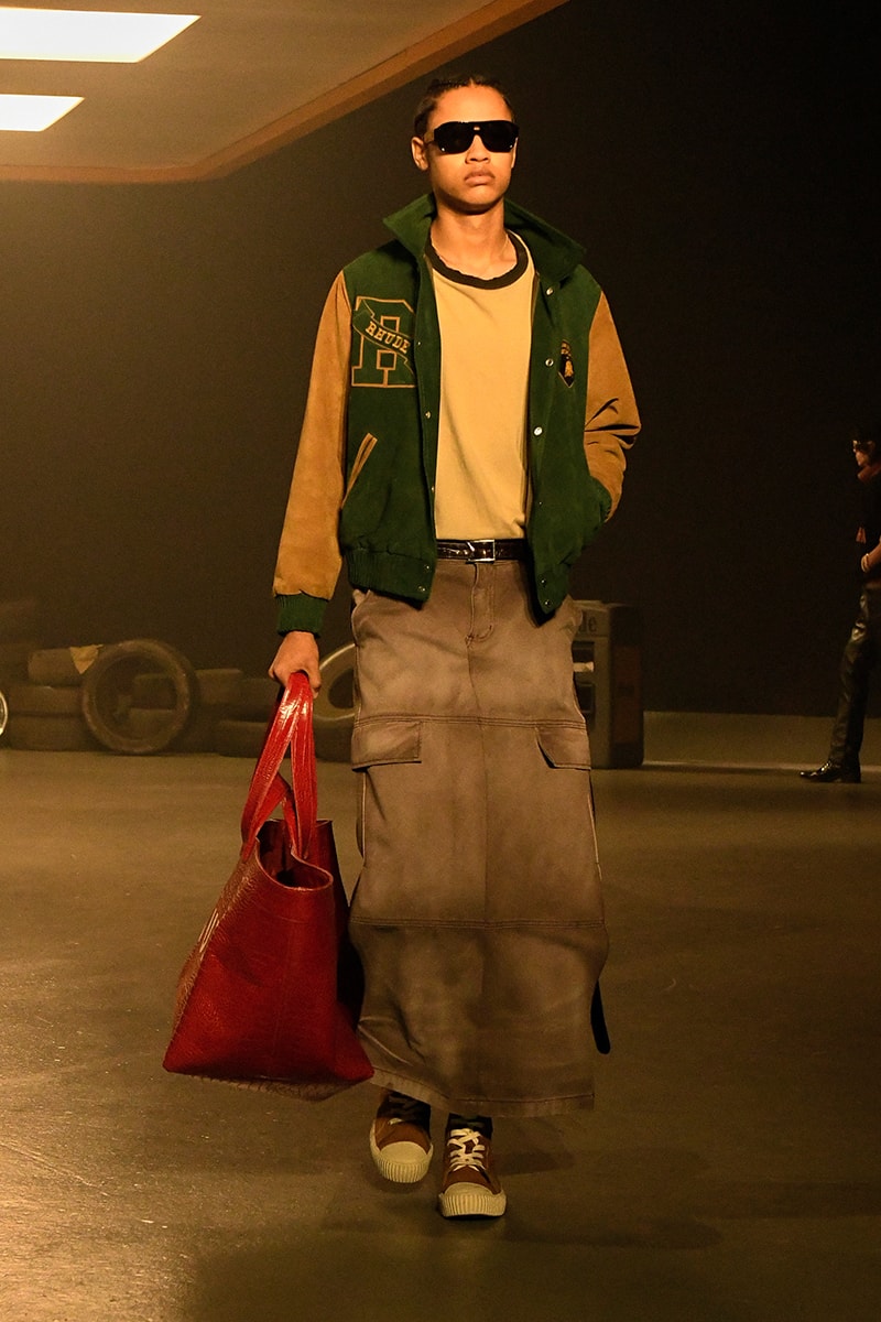 RHUDE FW23 Is a Visual Representation of the Awakening That Fueled Rhuigi Villaseñor's Fire gas station lamborghini los angeles filipino phillippines menswear collection fall winter 2023 milan fashion week bally 