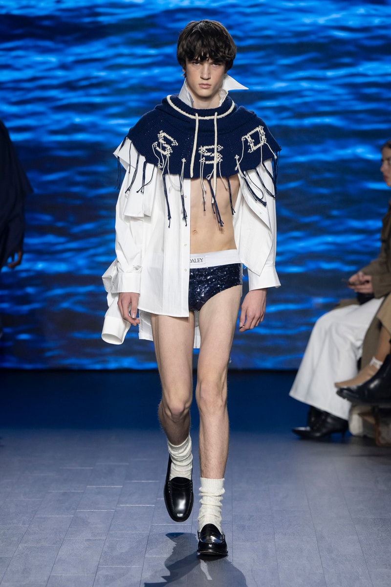 S.S.DALEY Fall/Winter 2023 "The Ninth Wave" FW23 Collection London Fashion Week Runway Show Sir Ian McKellen Kate Bush